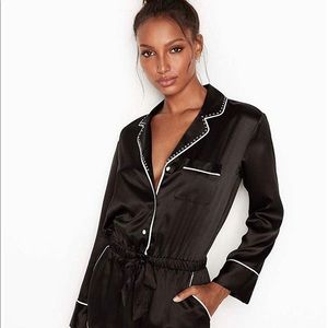 NWOT Victoria’s Secret satin jumper pj